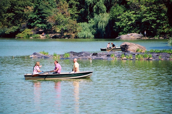 Boats in the Central Park