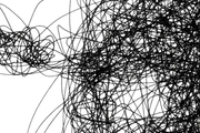 Closeup of Particle simulation experiment